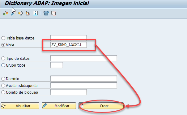 Crear un cluster de vistas en SAP 1 Crear un cluster de vistas en SAP 1