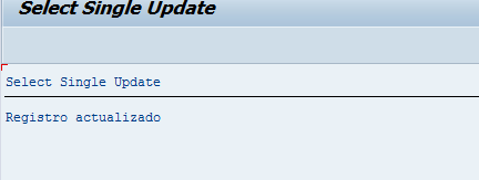 Select Single For Update 1 Select Single For Update 1