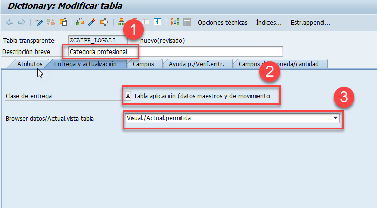 Tabla de texto en SAP ABAP: guía DDIC 2