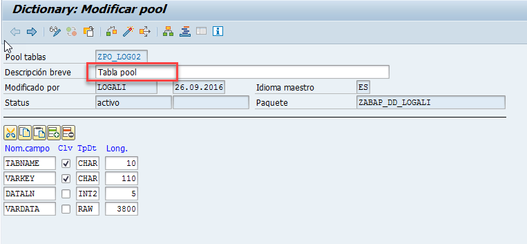 Tablas Pool 4