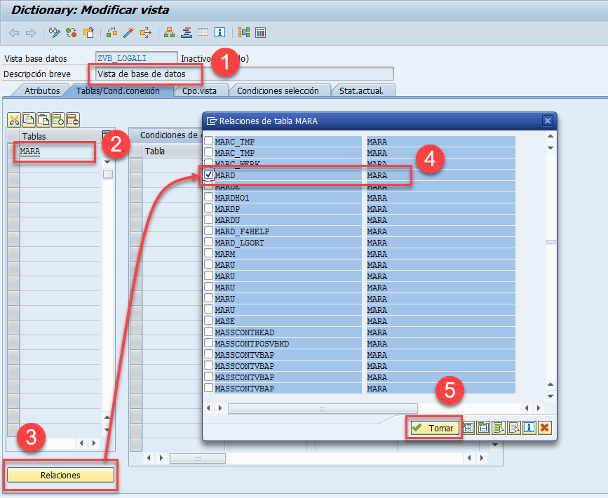 Vista de base de datos SAP: crear en SE11 3