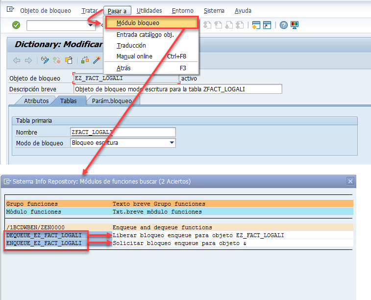 Crear objeto de bloqueo en SAP ABAP 5 Crear objeto de bloqueo en SAP ABAP 5