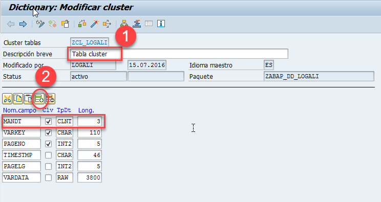 Tablas Cluster 5 Tablas Cluster 5