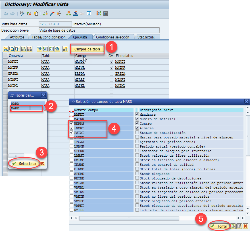 Vista de base de datos SAP: crear en SE11 6
