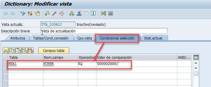 Vista de actualización SAP: guía DDIC 6 Vista de actualización SAP: guía DDIC 6