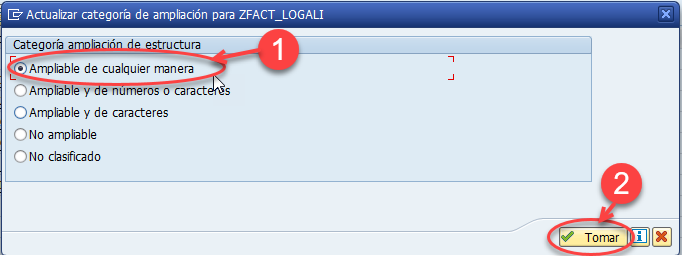 Crear tabla transparente en SAP ABAP 8