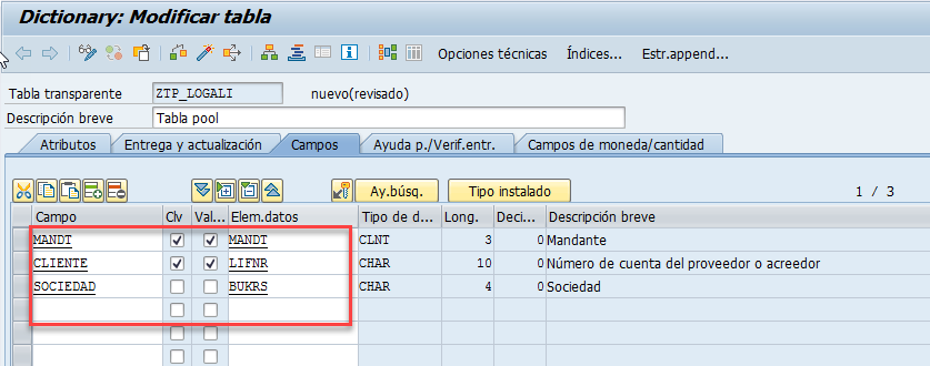 Tablas Pool 9