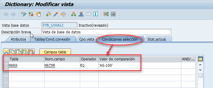 Vista de base de datos SAP: crear en SE11 8