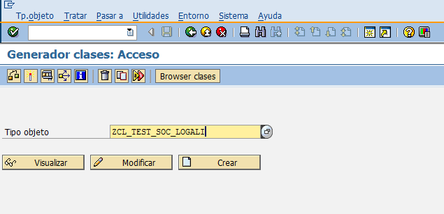 Crear clase global de test 1