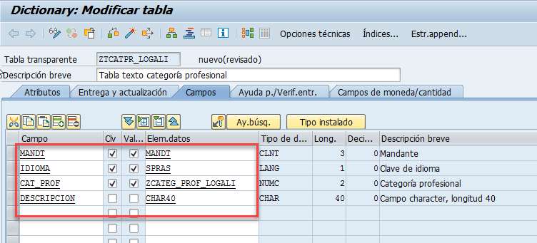 Tabla de texto en SAP ABAP: guía DDIC 10 Tabla de texto en SAP ABAP: guía DDIC 10