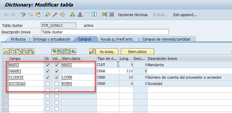Tablas Cluster 10 Tablas Cluster 10