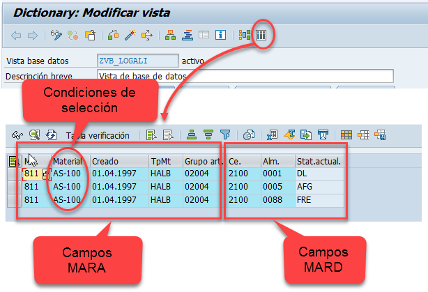 Vista de base de datos SAP: crear en SE11 10