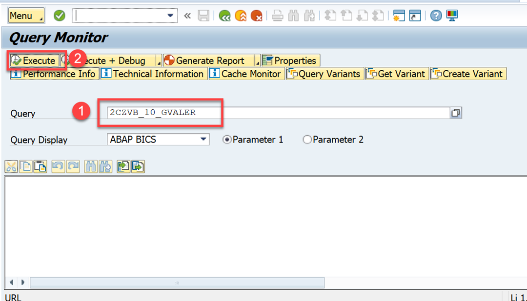 Query Monitor – Probando Vista de consumo 1