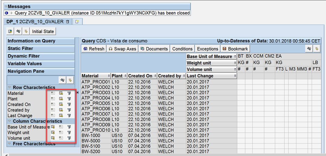 Query Monitor – Probando Vista de consumo 2
