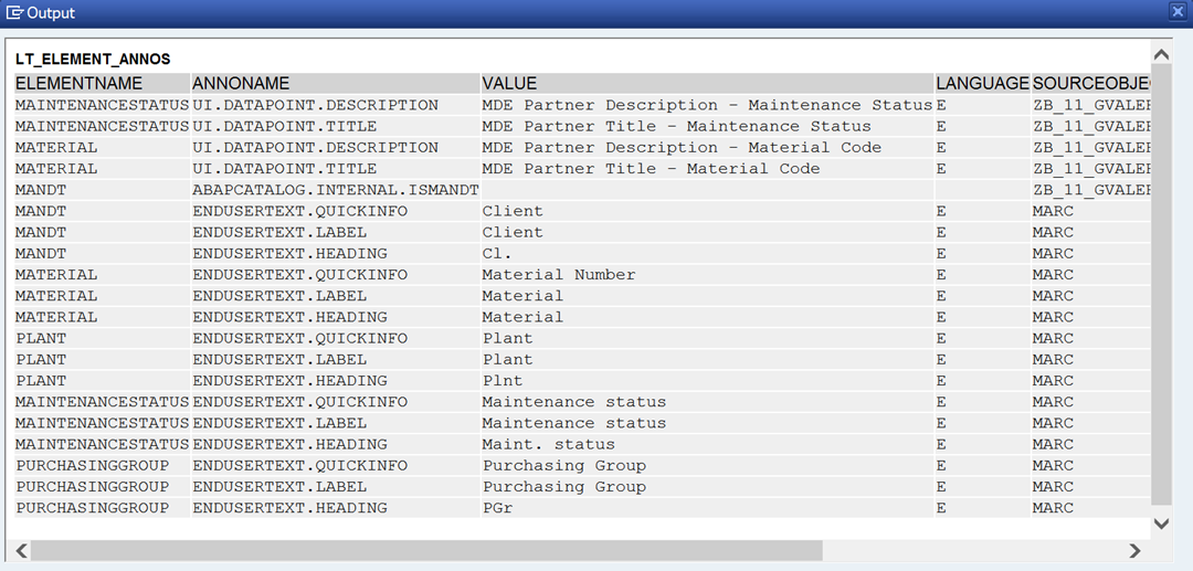 Metadata Layer 1
