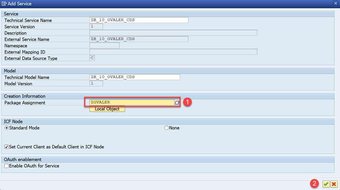 Exponer una vista CDS como servicio OData 5