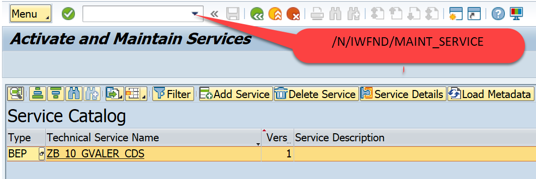 Probando servicio OData 1