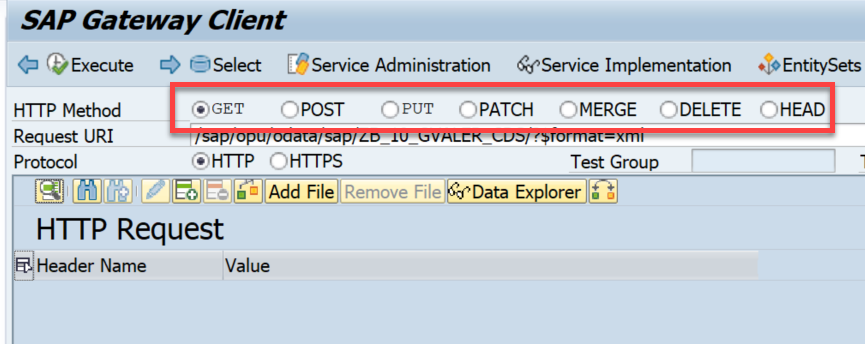 Probando servicio OData 4