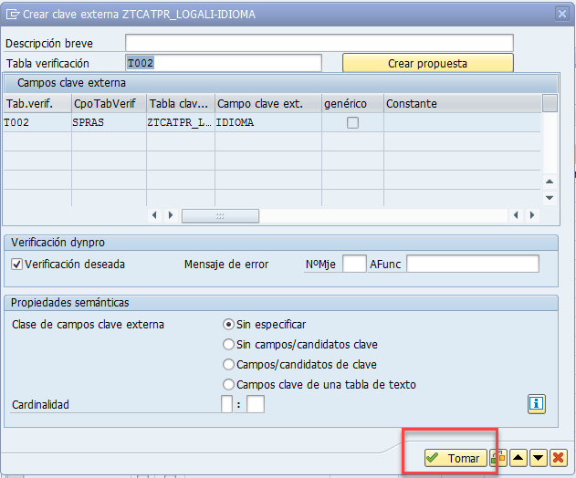 Tabla de texto en SAP ABAP: guía DDIC 14