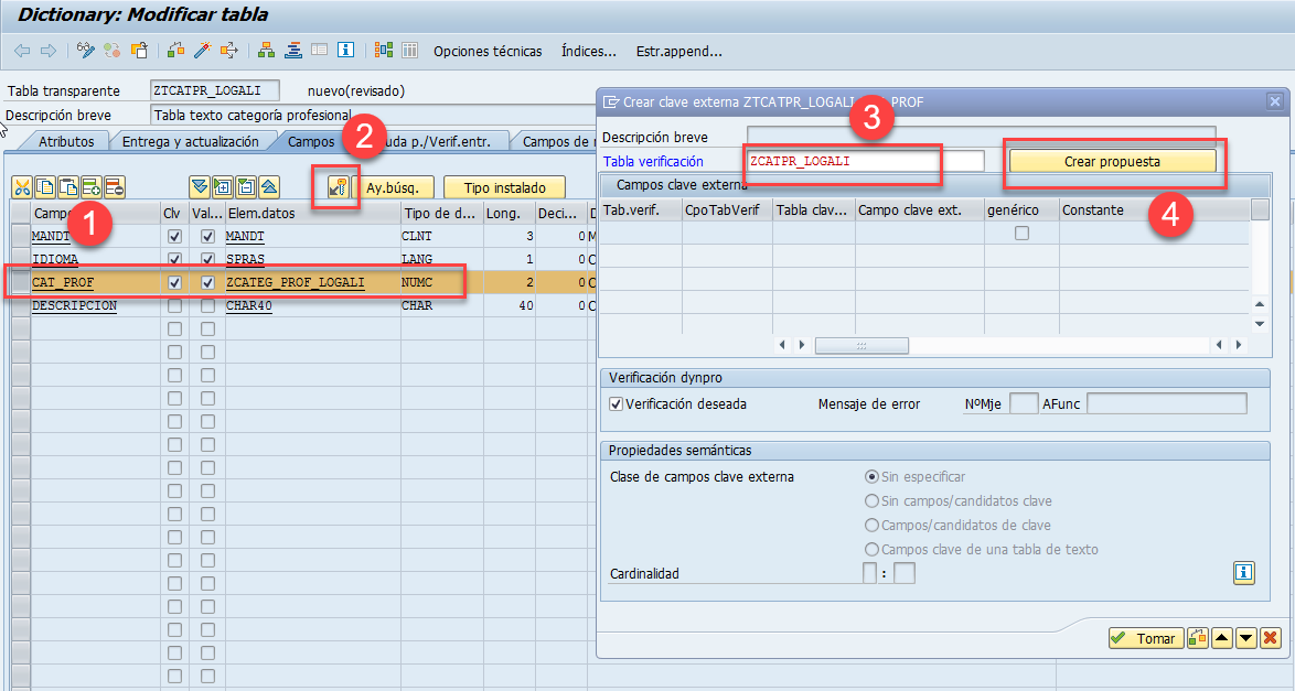 Tabla de texto en SAP ABAP: guía DDIC 15 Tabla de texto en SAP ABAP: guía DDIC 15