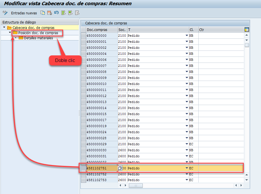 Crear un cluster de vistas en SAP 24 Crear un cluster de vistas en SAP 24