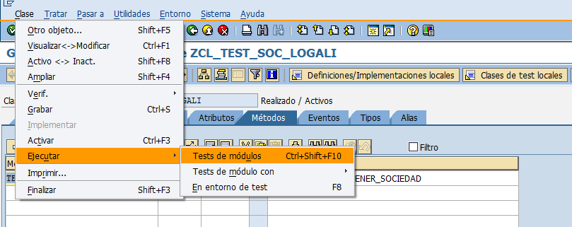 Crear clase global de test 7