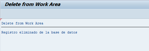 Eliminar un registro 2 Eliminar un registro 2