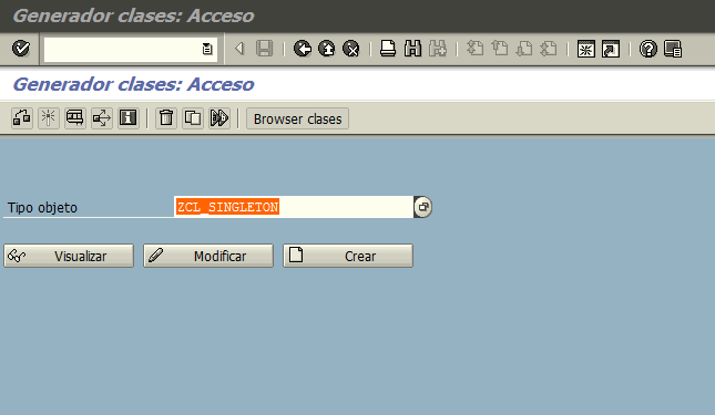 Patrón de diseño Singleton - ABAP OO 1