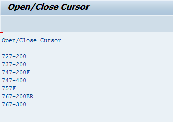 Open Close Cursor practica 1