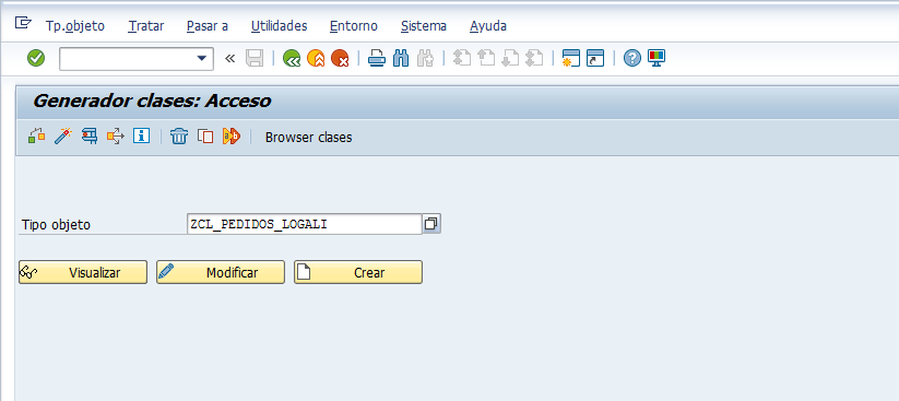 Crear una clase de persistencia en ABAP 1
