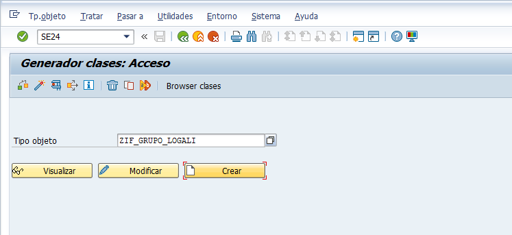 Crear una interfaz global ABAP con Class Builder 1 Crear una interfaz global ABAP con Class Builder 1