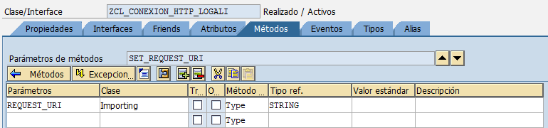 Crear una clase global ABAP con Class Builder 5