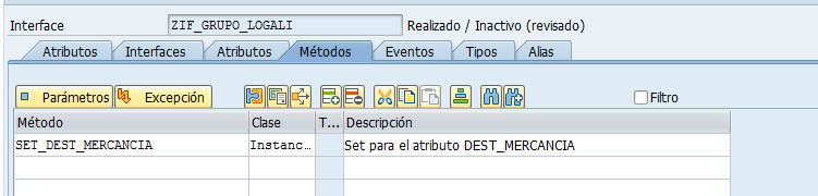 Crear una interfaz global ABAP con Class Builder 6 Crear una interfaz global ABAP con Class Builder 6