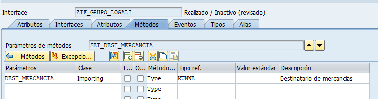 Crear una interfaz global ABAP con Class Builder 7 Crear una interfaz global ABAP con Class Builder 7