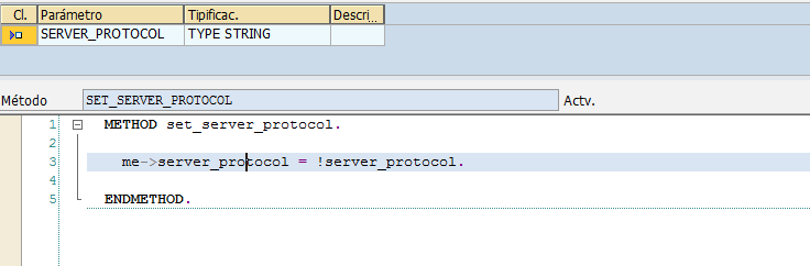 Crear una clase global ABAP con Class Builder 8
