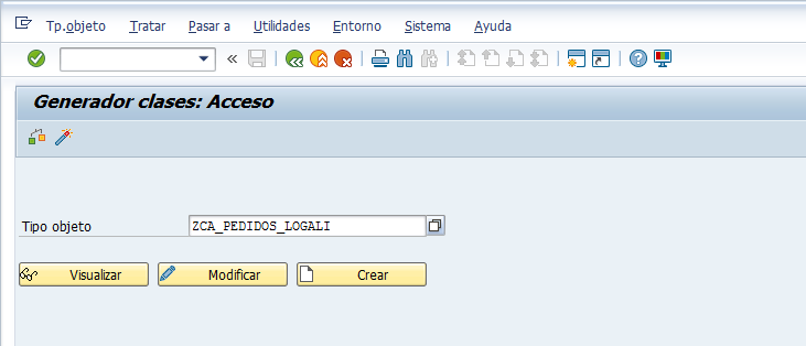 Crear una clase de persistencia en ABAP 6