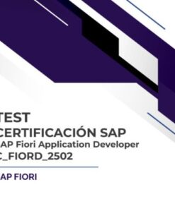C_FIORD_2502_ SAP Fiori Application Developer