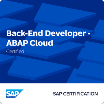 SAP Certified - Back-End Developer - ABAP Cloud