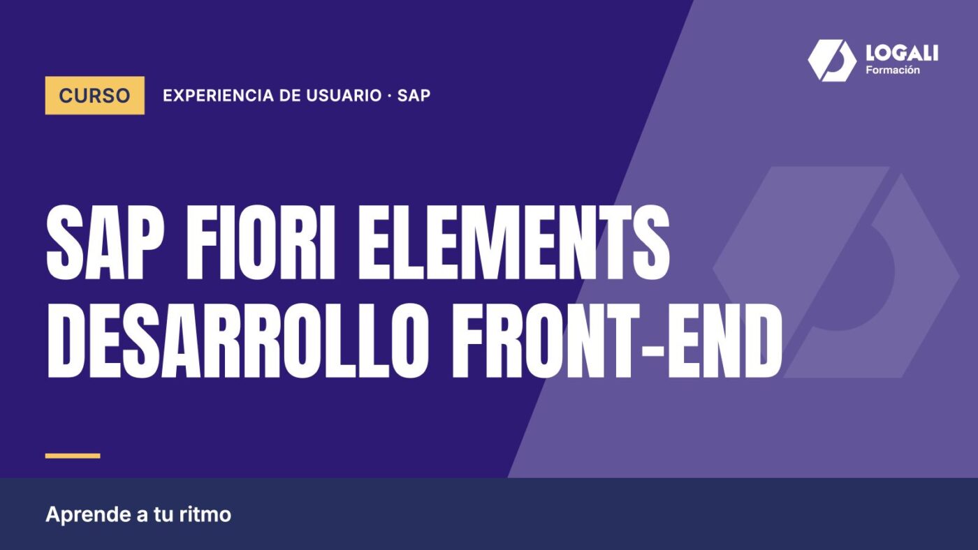 Curso SAP Fiori Elements Desarrollo Front-End
