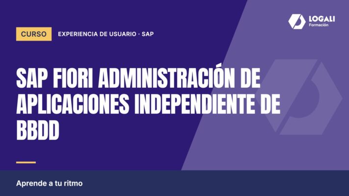 Curso SAP Fiori Administración de Aplicaciones Independiente de BBDD