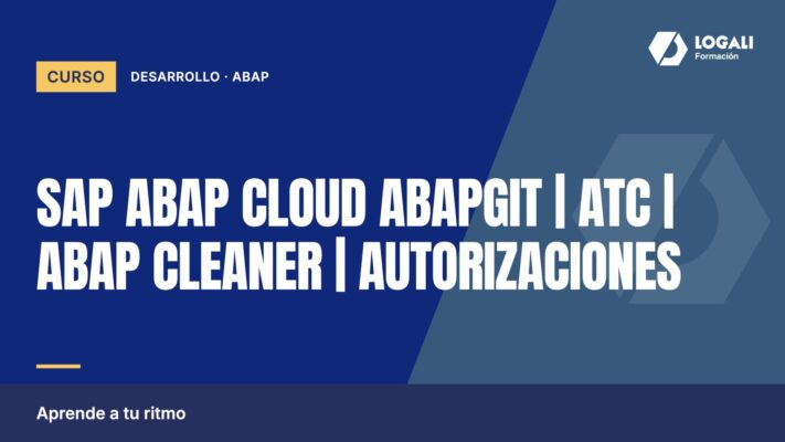 Curso SAP ABAP Cloud abapGit | ATC | ABAP Cleaner | Autorizaciones