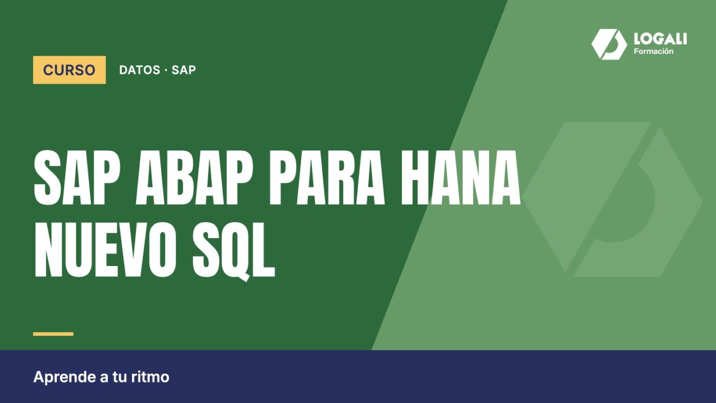 Curso SAP ABAP para HANA Nuevo SQL