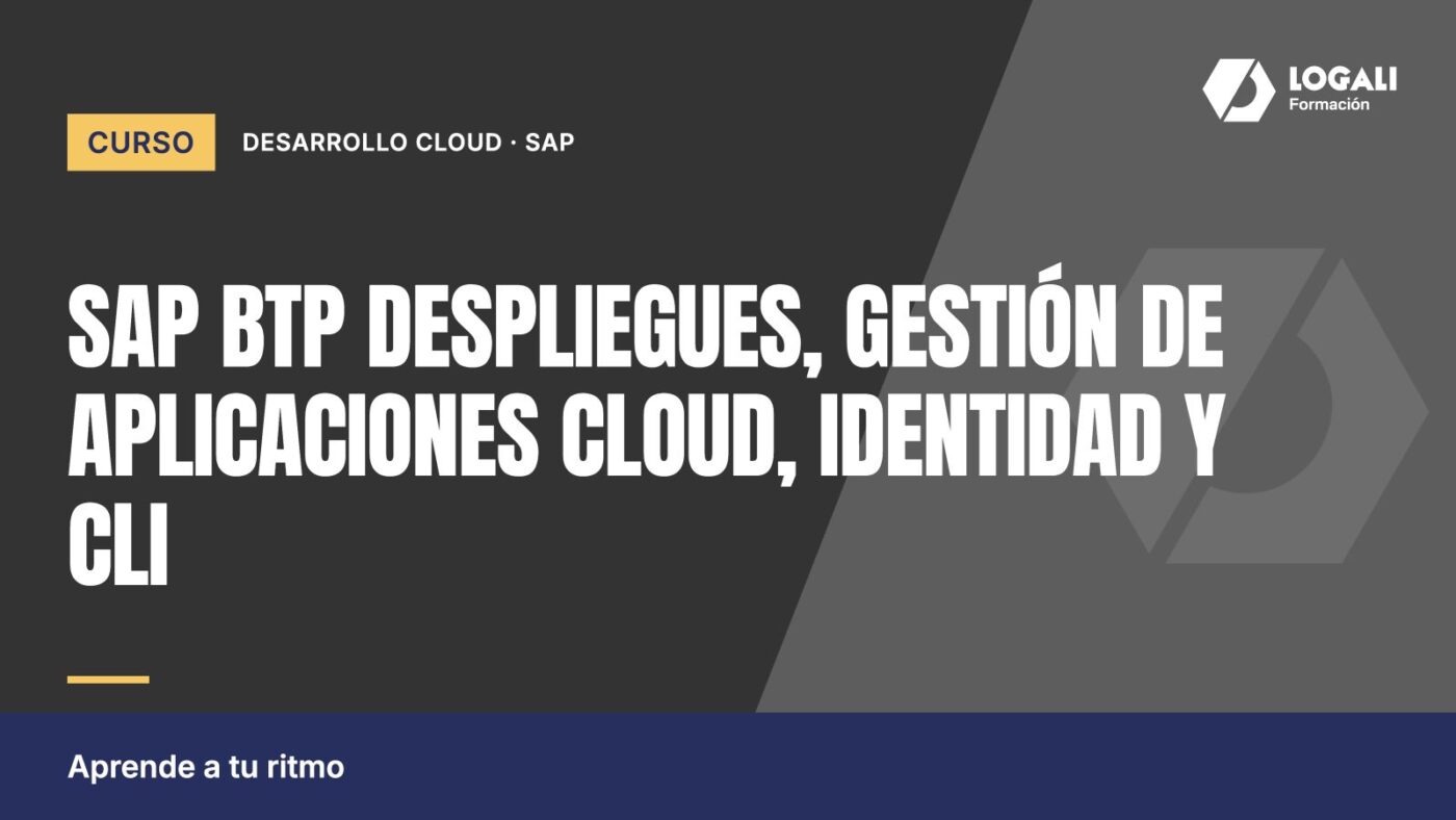 Curso SAP BTP Despliegues, Gestión de Aplicaciones Cloud, Identidad y CLI