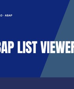 Curso SAP ABAP List Viewer