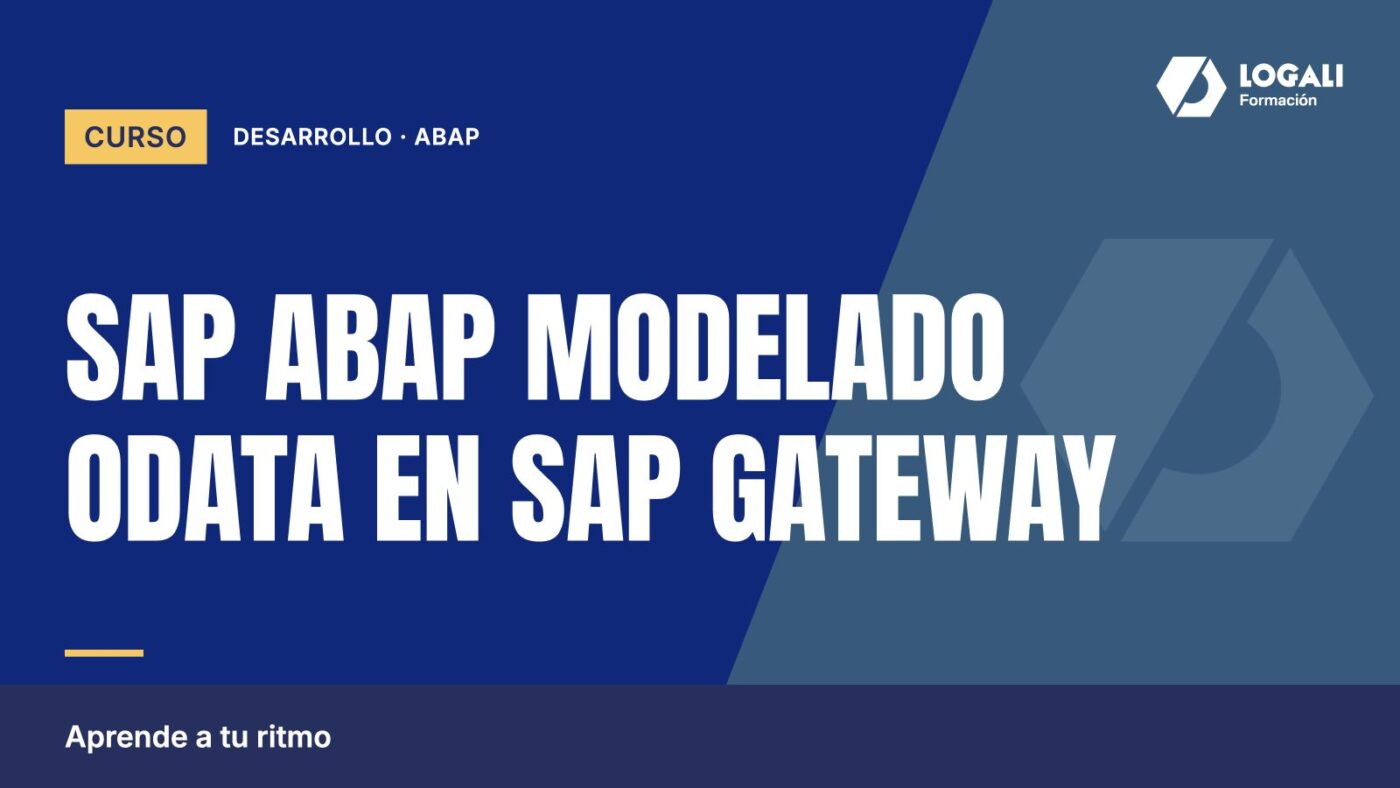 Curso SAP ABAP Modelado OData en SAP Gateway