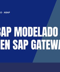 Curso SAP ABAP Modelado OData en SAP Gateway