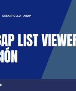Curso SAP ABAP List Viewer Iniciación