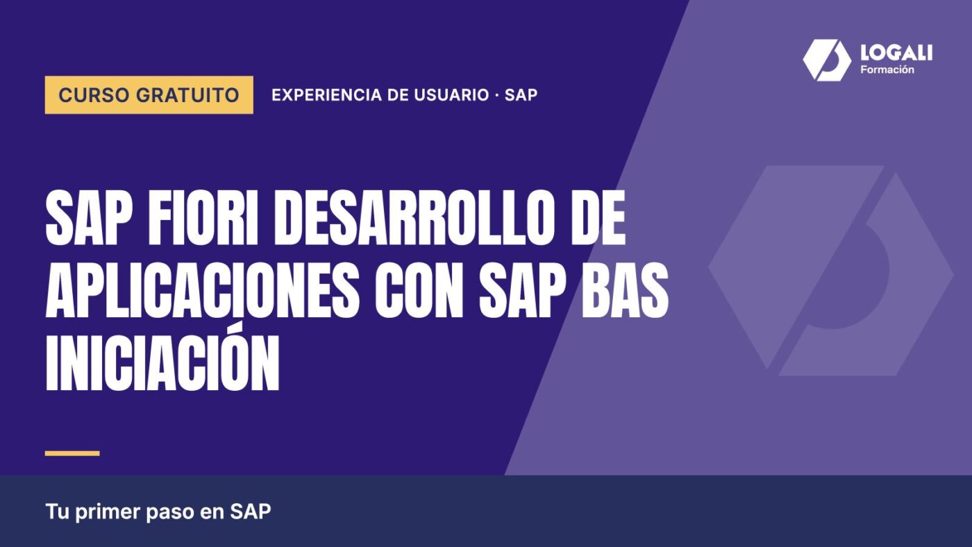 Curso SAP Fiori Desarrollo de Aplicaciones con SAP BAS Iniciación