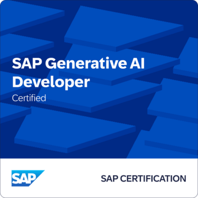 SAP Certified - SAP Generative AI Developer