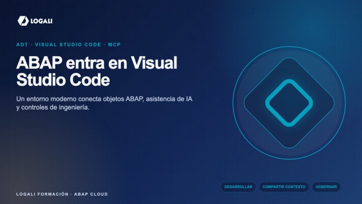 Visual Studio Code conectado al desarrollo ABAP mediante el servidor MCP